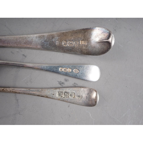 297 - A quantity of silver spoons, including tea, coffee, sifter and others, various 16oz troy approx