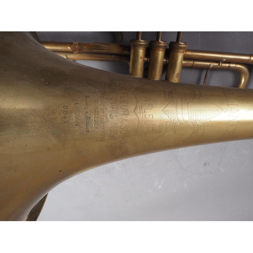 248 - A brass trombone