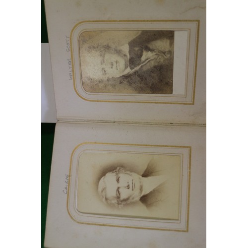 259 - A Victorian carte de visite album, containing photographs of Princess Alexandra, Edward Prince of Wa... 