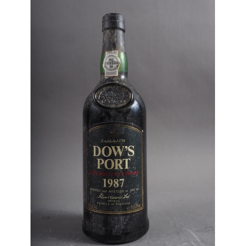 210 - A bottle of Dow's port late bottle vintage 1987