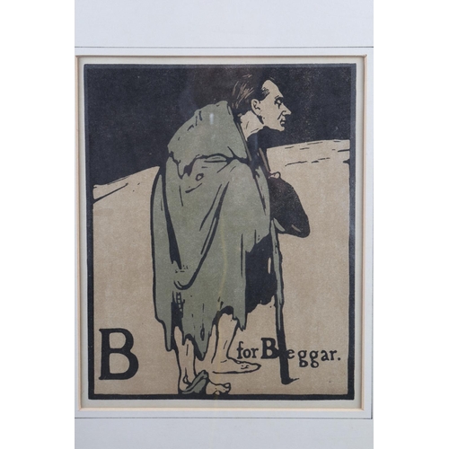 348 - William Nicholson: a coloured lithograph, 