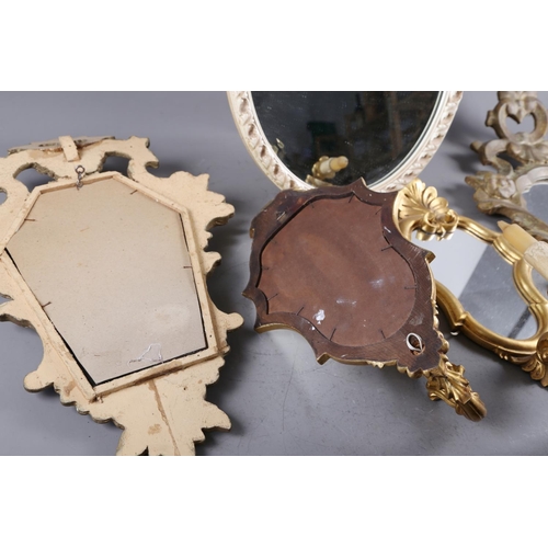 161 - A selection of gilt mirrors and picture frames