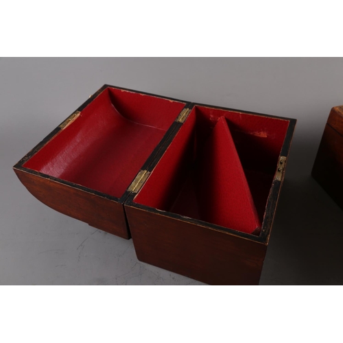 166 - A mahogany stationery box, 10 3/4