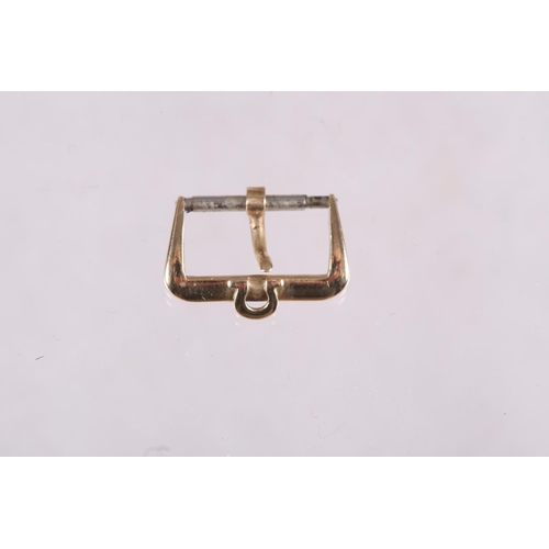 285 - A 9ct gold Omega watch buckle, for 17mm strap