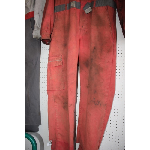 201 - Two vintage sets of Citroen service workshop overalls