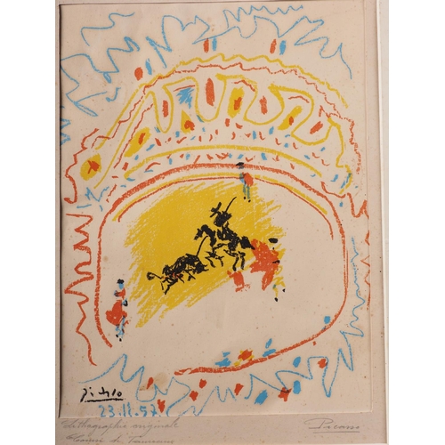 435 - Picasso: colour lithograph, 