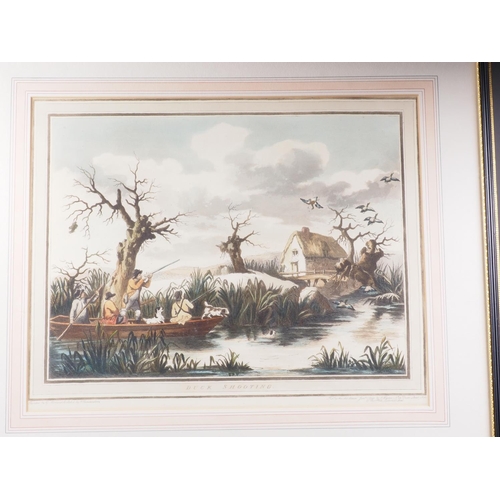 457 - After Morland: a pair of 18th century hand coloured prints, 