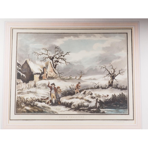 457 - After Morland: a pair of 18th century hand coloured prints, 