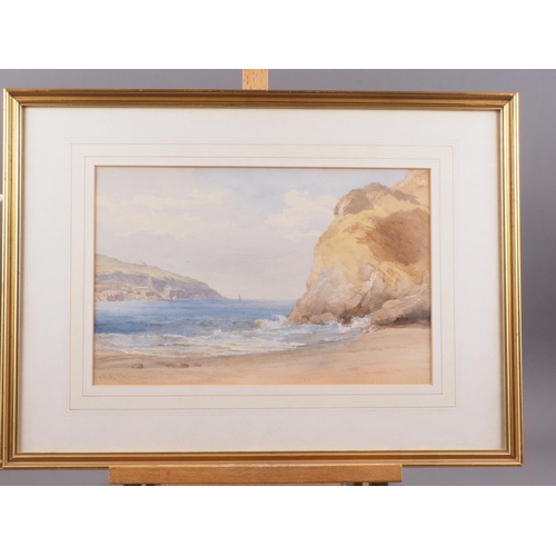 486 - J H Mole, watercolours, Newquay, Cornwall, 9 1/4