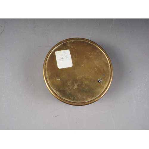 152 - A compensated aneroid barometer and thermometer, 4