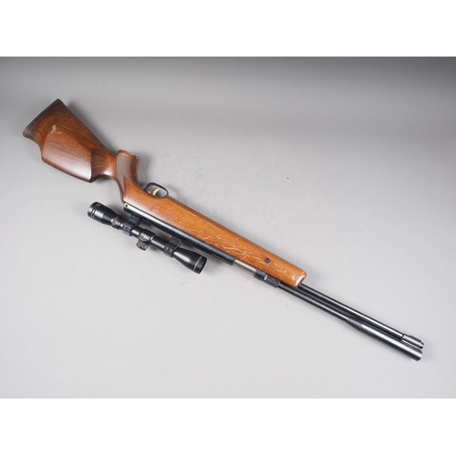 198 - A Weihrauch HW 97 K .22 calibre under lever air rifle and a Tasco Pronghorn scope, 40