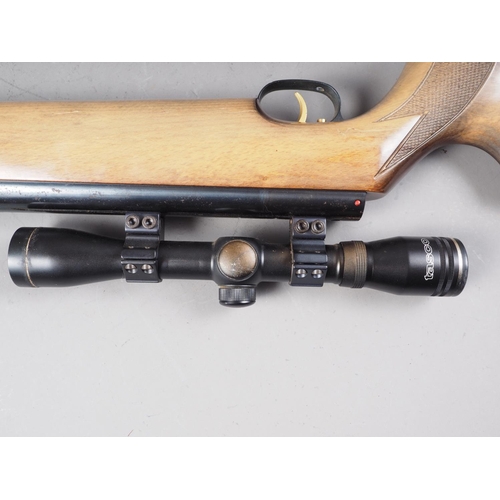 198 - A Weihrauch HW 97 K .22 calibre under lever air rifle and a Tasco Pronghorn scope, 40