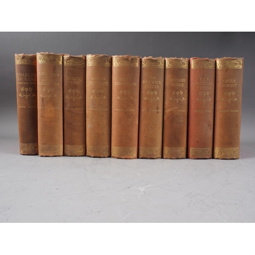 263 - Charles Dickens: Imperial Edition C1904, a set of seventeen uniformly bound vols