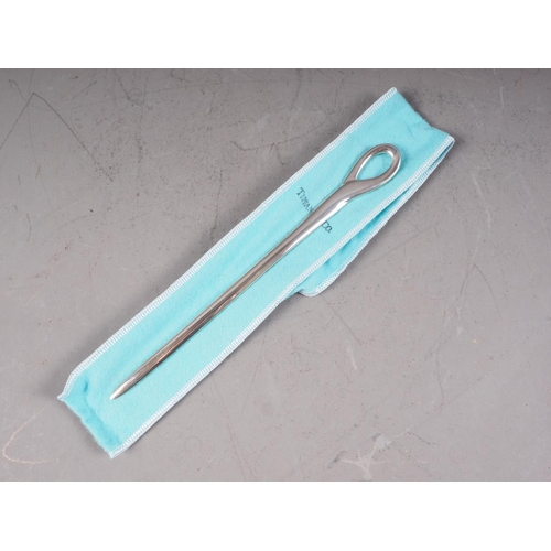 287 - A Tiffany & Co Sterling silver letter opener/knife, designed by Elsa Peretti, 9 1/4