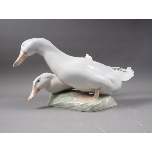 29 - A Royal Copenhagen model of two ducks (412), 12