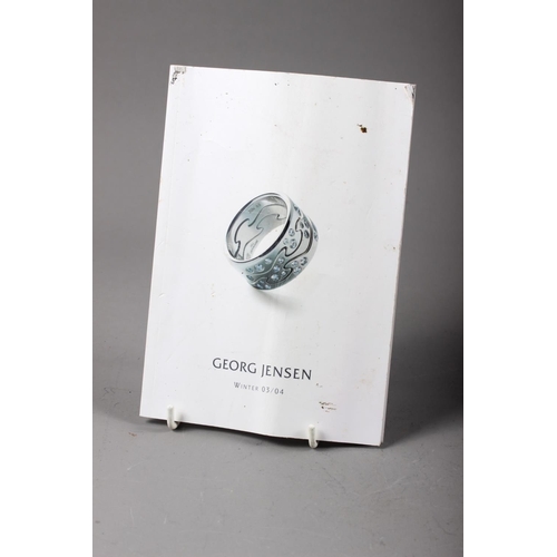 389 - A Georg Jensen white metal 