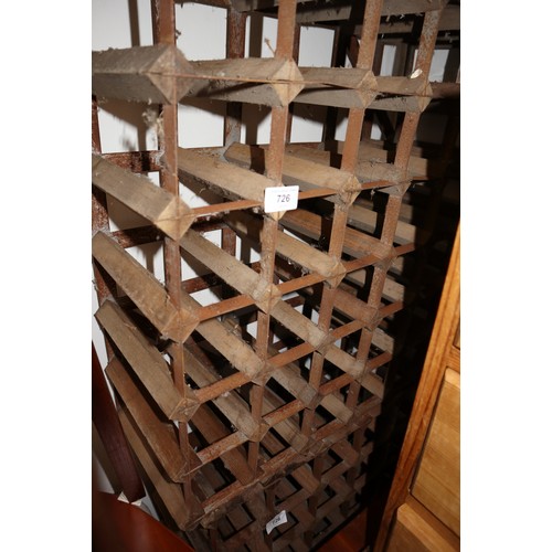 726 - Two 36-bottle wine racks