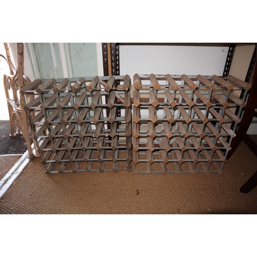 725 - Two 36-bottle wine racks