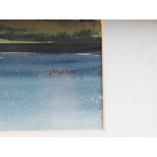 454 - John S Gilliatt: watercolours, 