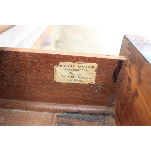 559 - A 19th century rosewood chiffonier, fitted freeze drawer, over cupboards flanked by Egyptian herms, ... 