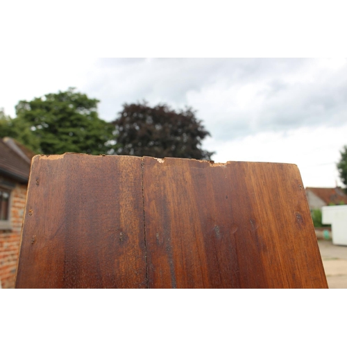 507 - A pyramid shape chest of nine drawers with ring handles, on bracket feet, 20 1/2