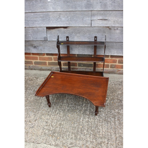 531 - A mahogany bed table, 22