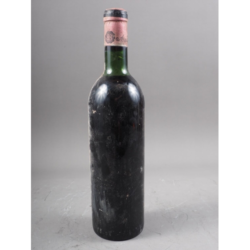 167 - A bottle of Chateau L'Angelos St Emillion 1967, high shoulder