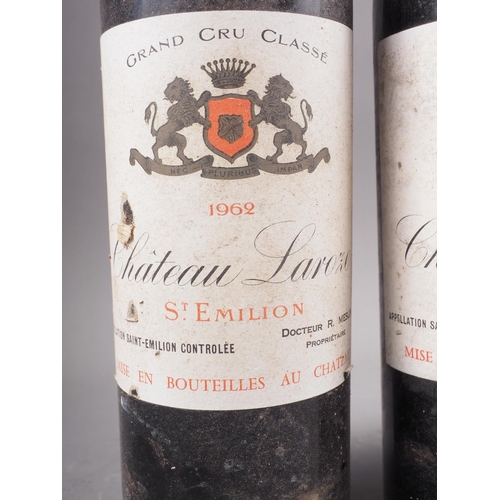 169 - Three bottles of Chateau Laroze Grand Cru Classe, St Emilion 1962