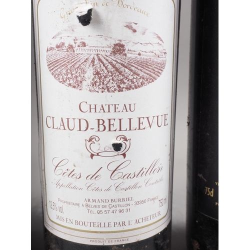 170 - A bottle of Chateau Laroque Grand Cru Classe St Emilion 2008, a bottle of Chateau Cloud-Bellevue Cot... 