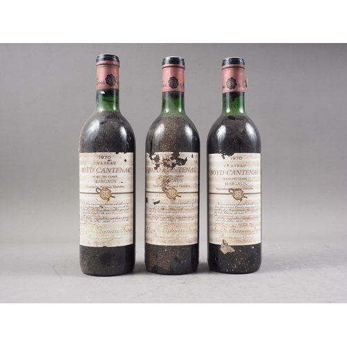 171 - Three bottles of Chateau Boyd Cantenac Grand Cru Classe Margaux