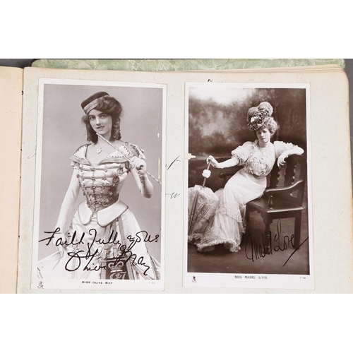 243 - An early 20th century autograph album, including signatures of HM King George VI and Queen Mary, Oct... 