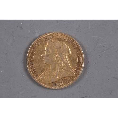 388 - A Victorian gold sovereign, dated 1895