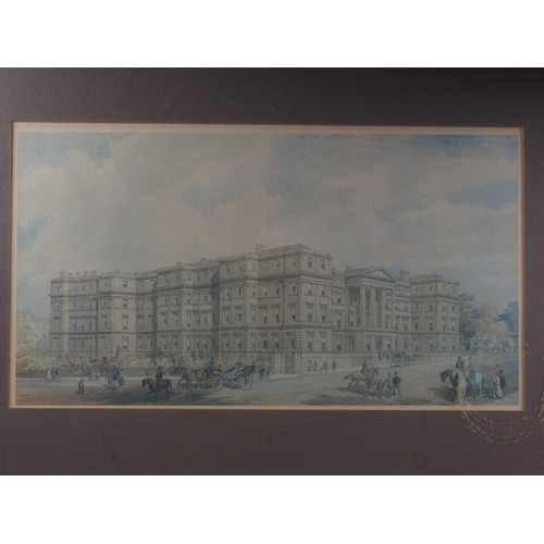 410 - Don Breckon: a signed limited edition colour print, “Dumbleton Hall leaving Kingsweir”, in gilt fram... 