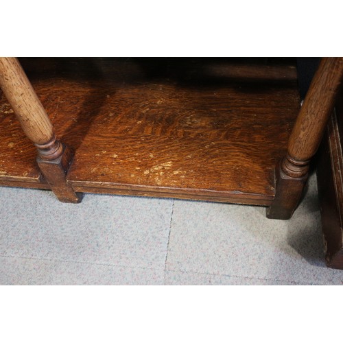 472 - An oak dresser base, fitted three drawers, 54 1/2