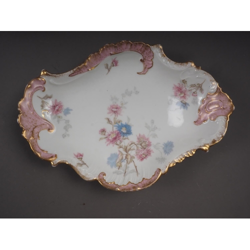 14 - A Meissen caviar dish and cover with bird and insect decoration, 8