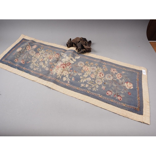 202 - A Victorian tapestry with floral designs, 15