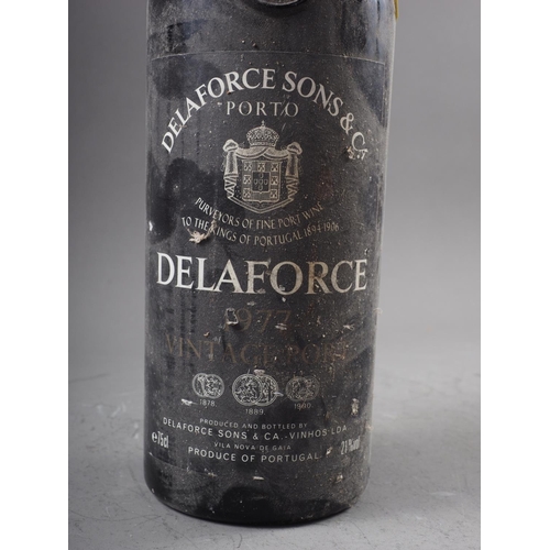 211 - A bottle of Delaforce 1977 Vintage Port