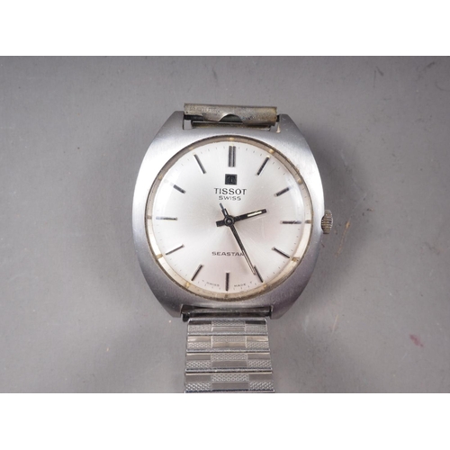 408 - A stainless steel gentleman's automatic Tissot 