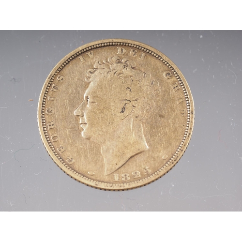 444 - A gold sovereign, dated 1825