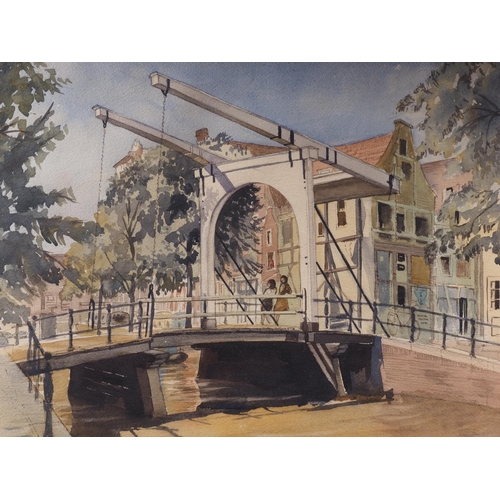 516 - Richard C Clark, 62: view of a bridge in Amsterdam, 13