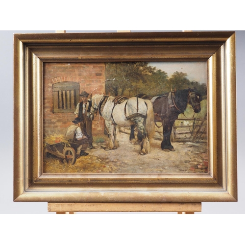 535 - WEM: early 20th century, oil on board, 