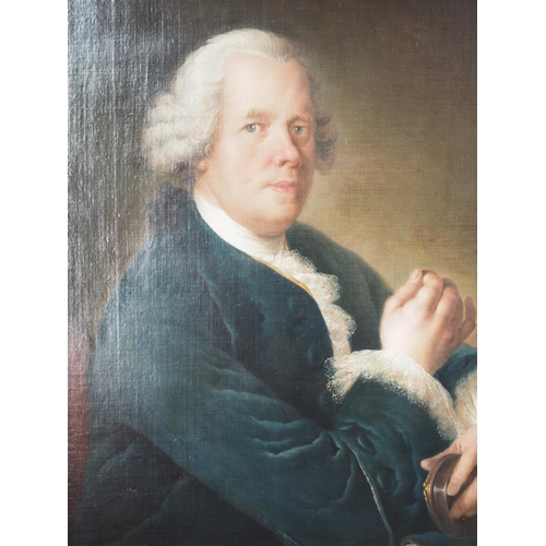 540 - Louis Gabriel Blanchet, Rome 1735: an oil on canvas portrait of Rev Richard Dobbs on the grand tour,... 