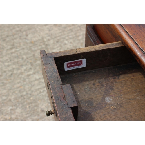 556 - A 19th century French carved fruitwood sideboard, fitted two drawers over cupboards, enclosed panel ... 