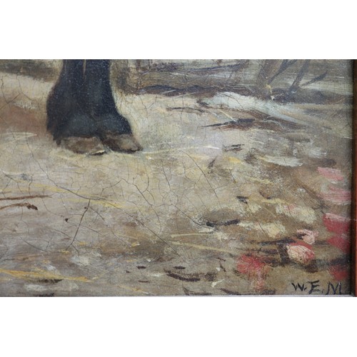 535 - WEM: early 20th century, oil on board, 