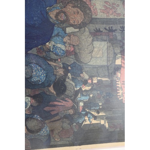 486 - Elizabeth Reith: a signed colour woodblock print, 