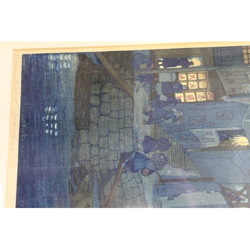 489 - Elizabeth Reith: a signed colour woodblock print, 