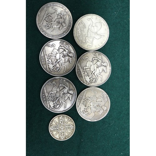 440 - A quantity of English coinage, including Victorian crowns