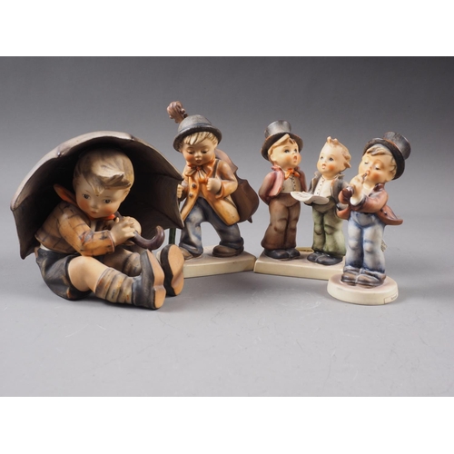 10 - Four Hummel figures