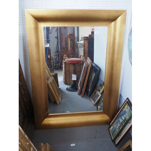 430 - A deep framed wall mirror, plate 36