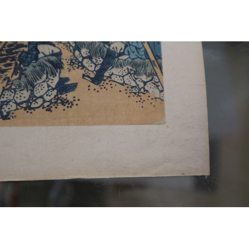 432 - After Hokusai: a colour woodblock print 